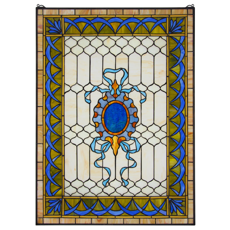 Design Toscano Cranbrook Terrace Stained Glass Window Panel Wayfair